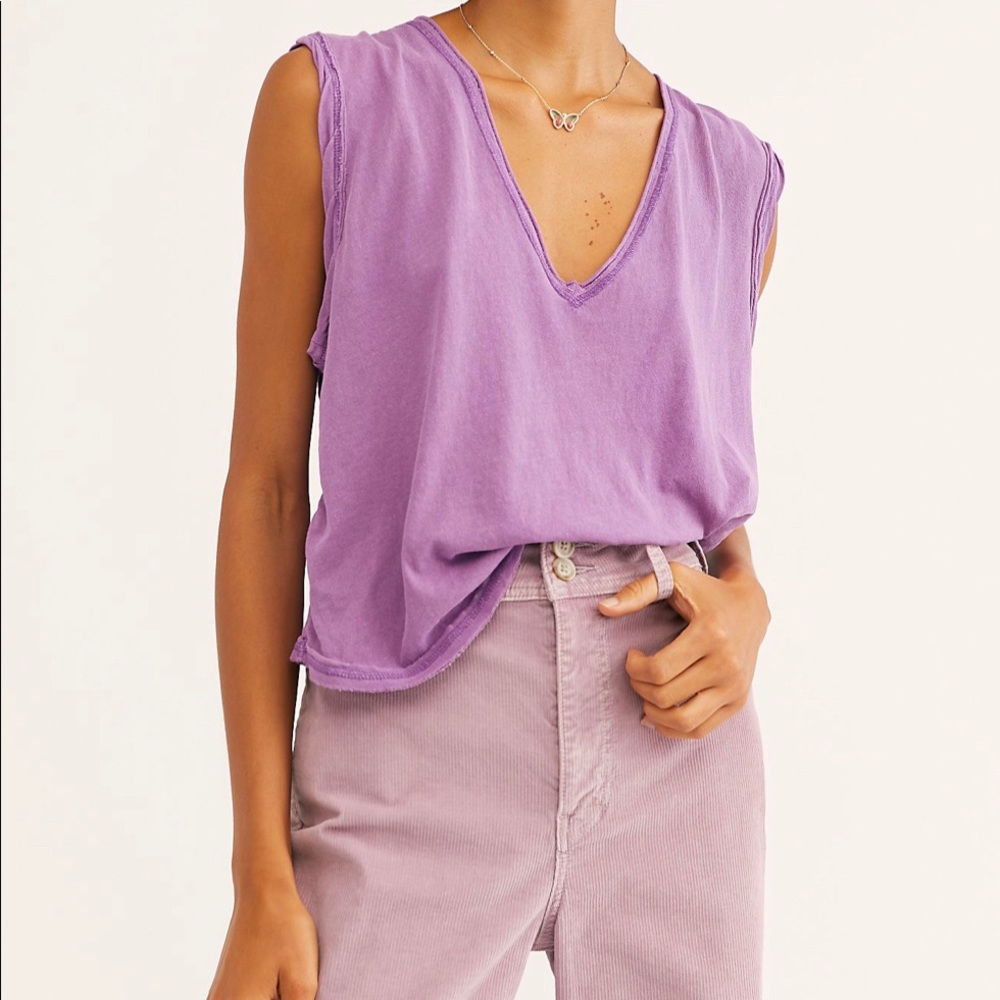 Free People Cropped Tee